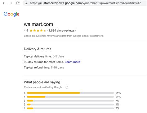 when are seller ratings shown